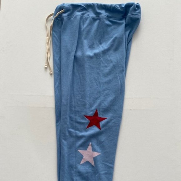 Sundry Jogger Rainbow Star Sweatpants Light Blue - Picture 3 of 5